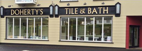 Doherty Tiles & Bathrooms Retail Showroom External Shop Front